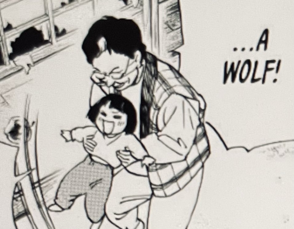 SaveMizuchi's tweet photo. I so missed Adachitoka’s tiny chibi people. #YadoInu #TheWolfatMemorysEnd https://t.co/qX3dLajE6G