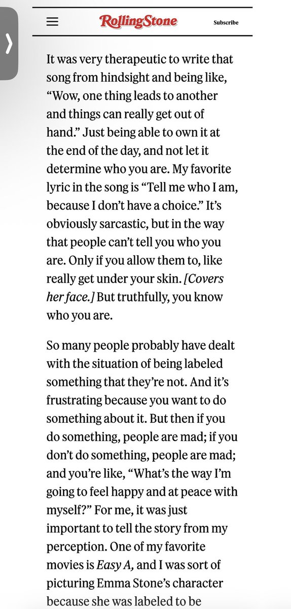 sharpestools's tweet photo. “what was her obsession w because i liked a boy” oh maybe the fact that she wrote it to help get through one of the worst times in her life? you people put her through hell and back, i can promise you she won’t stop talking about this song ever. https://t.co/lQl7bx05ix