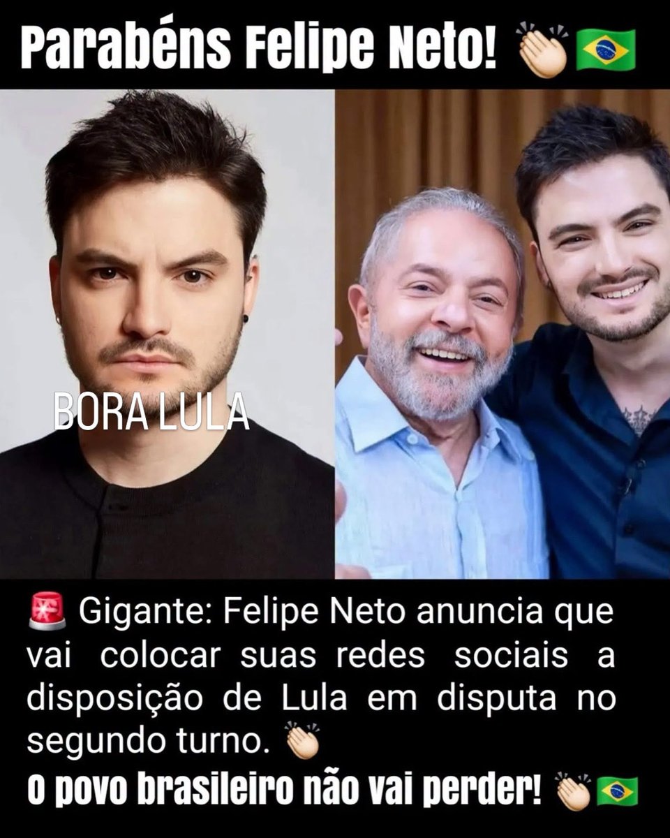 carvalho_harlen's tweet photo. BORA LULA https://t.co/zqukHlGLsj