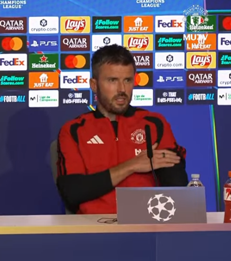 UtdDistrict's tweet photo. ๐จ๐๏ธ | Michael Carrick provides injury updates on Kobbie Mainoo and Luke Shaw:
"They haven't travelled and both picked up issues on the game on Saturday. At the moment, they're not ready for the game tomorrow." https://t.co/xaJyvotXZ8