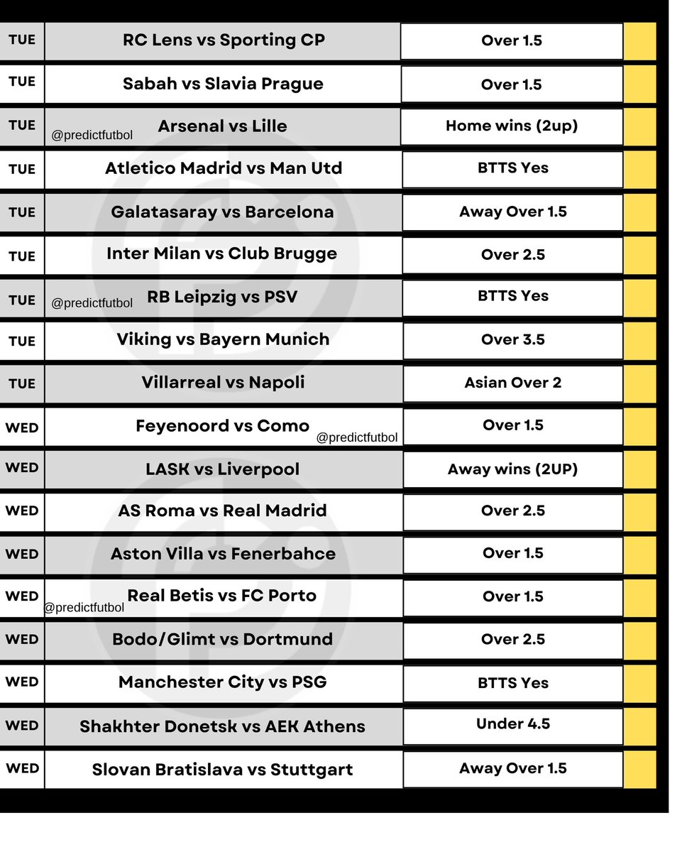 predictfutbol01's tweet photo. Champions League Predictions ✅

Join our telegram channel here
👉 https://t.co/rqCqHYahMf https://t.co/6zN6YuW6vi