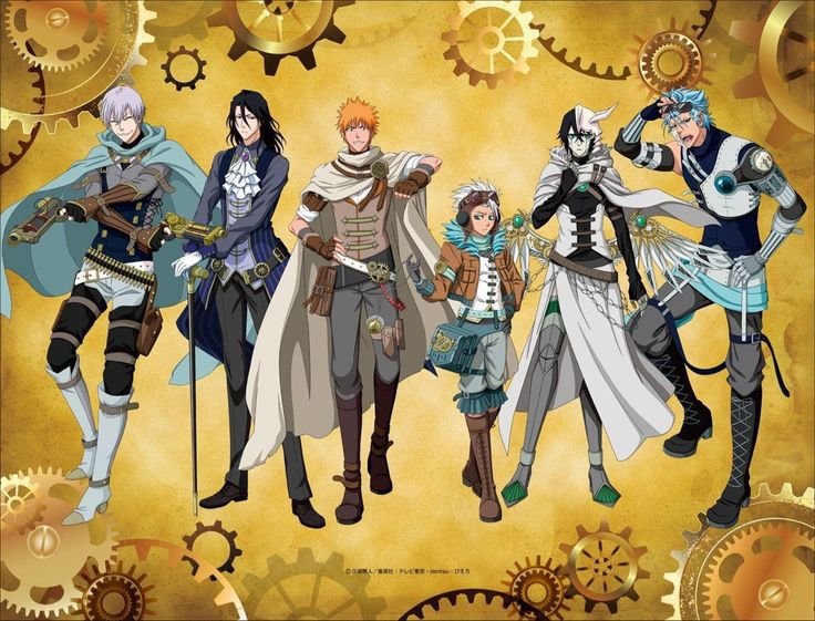 razhomonx's tweet photo. lowkey why is grimmjow in official art more than yoruichi... https://t.co/rJutXxfuIl