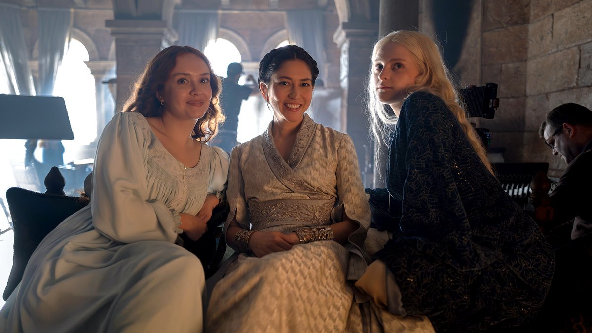HouseofDragon's tweet photo. Good things come in threes. https://t.co/skugSpmdgm