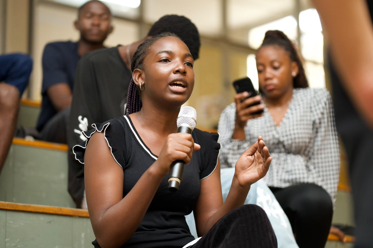 BeFreeBreakFree's tweet photo. The discussions sparked meaningful student engagement and lively debates around peer pressure, self-esteem, personal values, gender expectations, campus safety and the importance of making informed decisions.

A powerful highlight was the contribution of Namibian artist Lydia Kandovazu, popularly known as Scissors, who courageously shared her personal experience of GBV within her home. Her story delivered a message of hope, resilience and healing, reminding students that traumatic experiences do not have to define their futures.