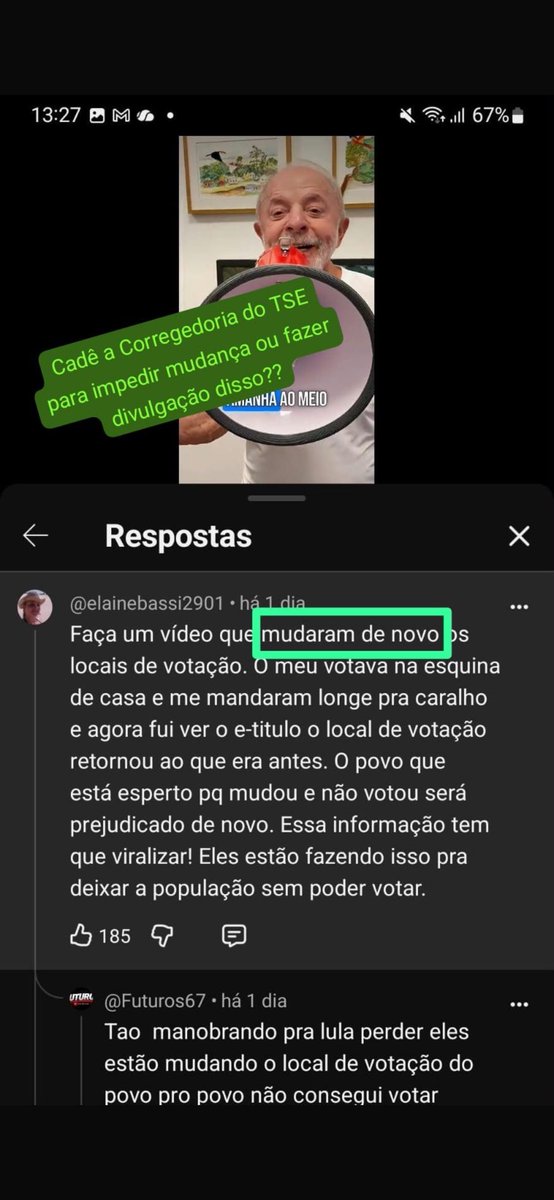 buteraloverly's tweet photo. 🚨🚨🚨 GENTE, não tô vendo ninguém dar a devida a atenção a isso!!! já 3 vezes que ao conversar na rua que escuto relatos de gente que teve o LUGAR DE VOTAÇÃO TROCADO REPENTINAMENTE !!!!! NÃO PODEMOS DAR ESSE TIRO NO PÉ pfv vamos marcar a galera que tem visibilidade https://t.co/rS6SDgL5oQ