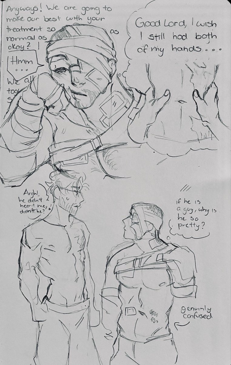 EtCadaver's tweet photo. It’s impossible for Simon to not stare at Ryland (a little something before the ilustration I’m working on it’s finished)  #ironlungmovie #proyecthailmary #bloodymary #fanartㅤ https://t.co/3Z7NrsV2QG