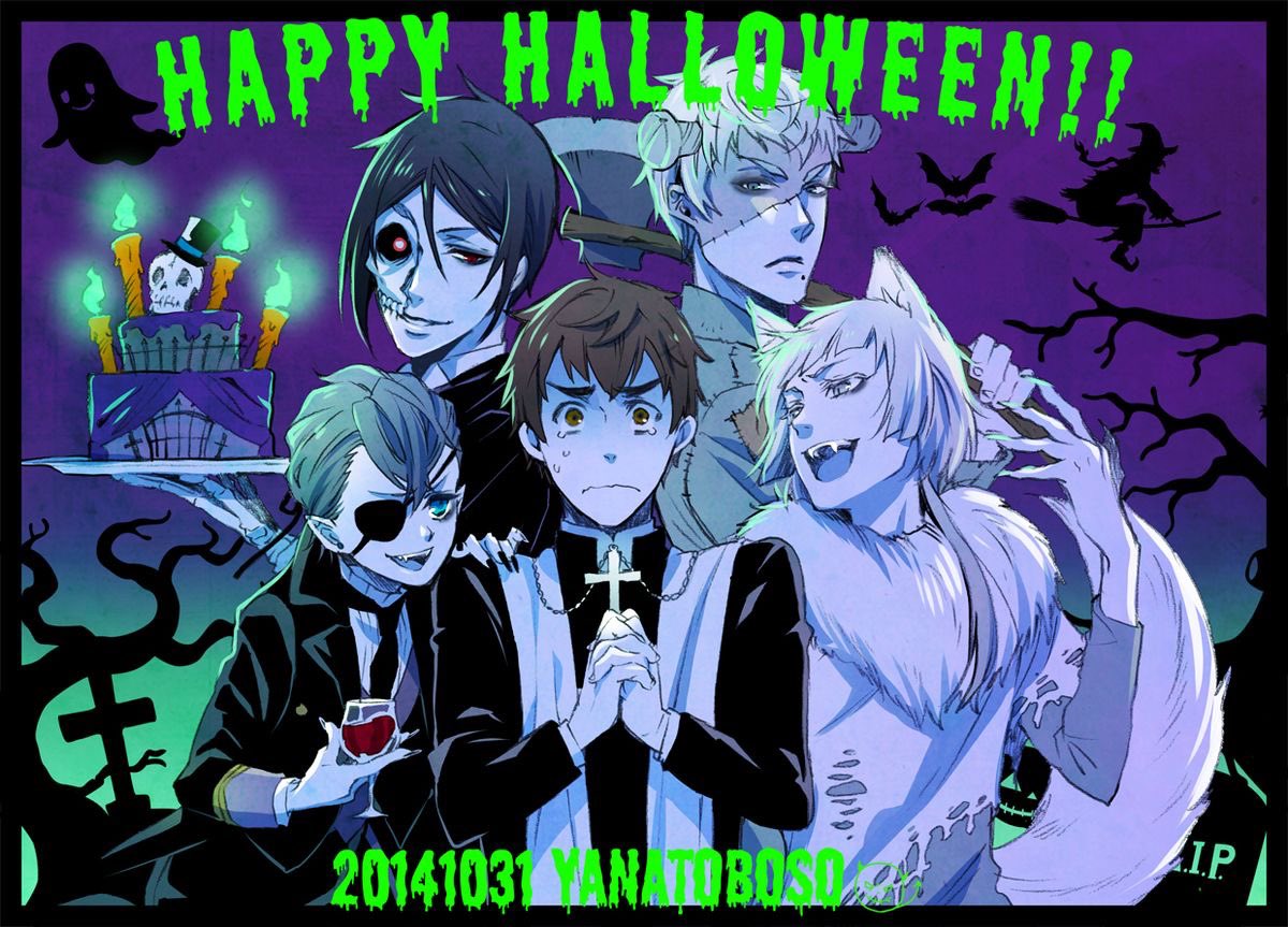 sockiette's tweet photo. have a very kuro halloween!!!🎃🎃🎃 https://t.co/QSi7v37O3p