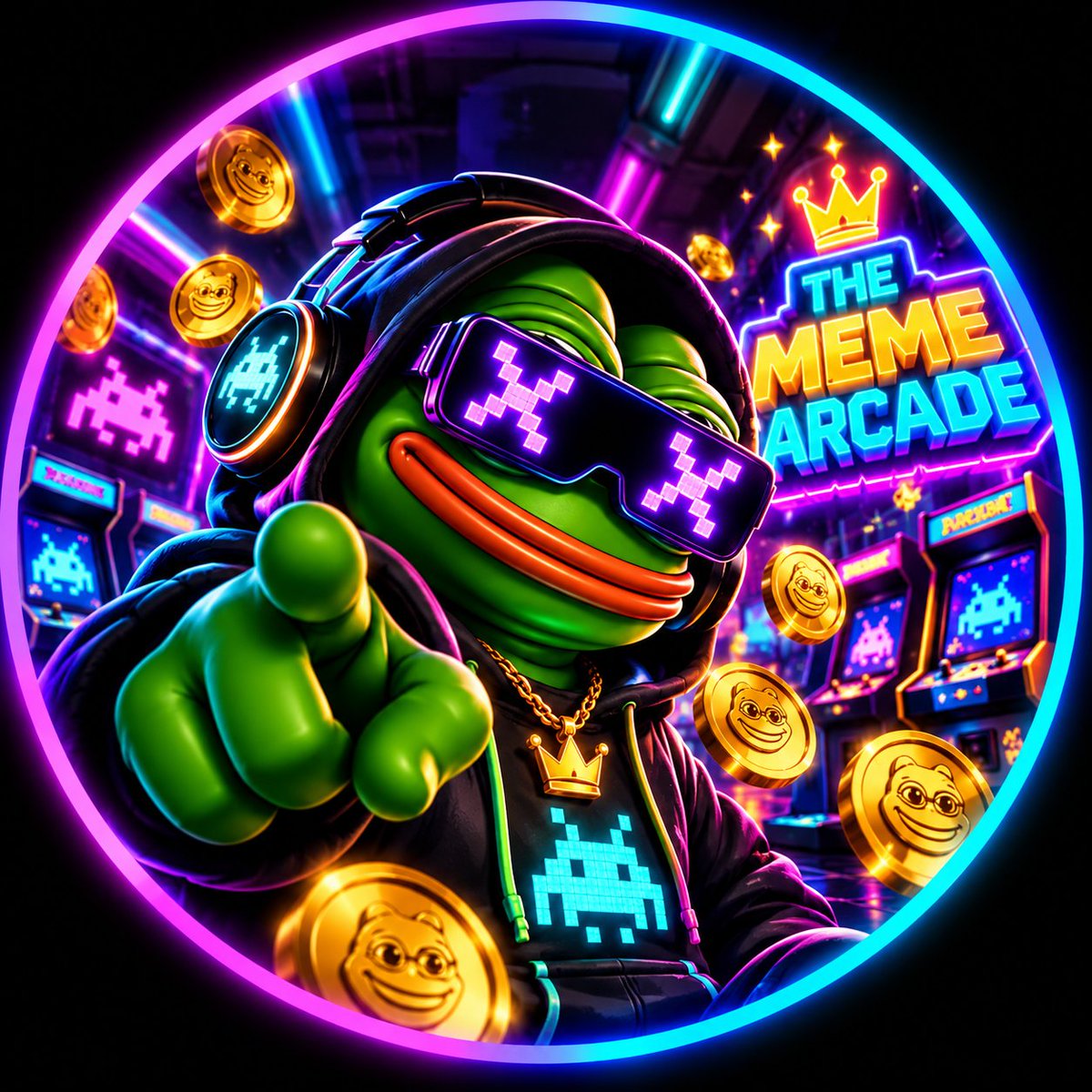 TheMemeArcadeso's tweet photo. THE INTERNET'S FAVORITE PLAYGROUND.

Enter the chaos. Play the memes. Make history. https://t.co/9AHPfibXPq