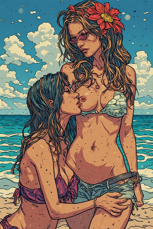 Federella90's tweet photo. Due sirene e un oceano di tentazioni
Chi resiste a questo calore?  
#SummerVibes #BeachGirls #HotSummer #HotGirls #LesbianKiss #BeachSex #NSFW https://t.co/uxTe374ROt