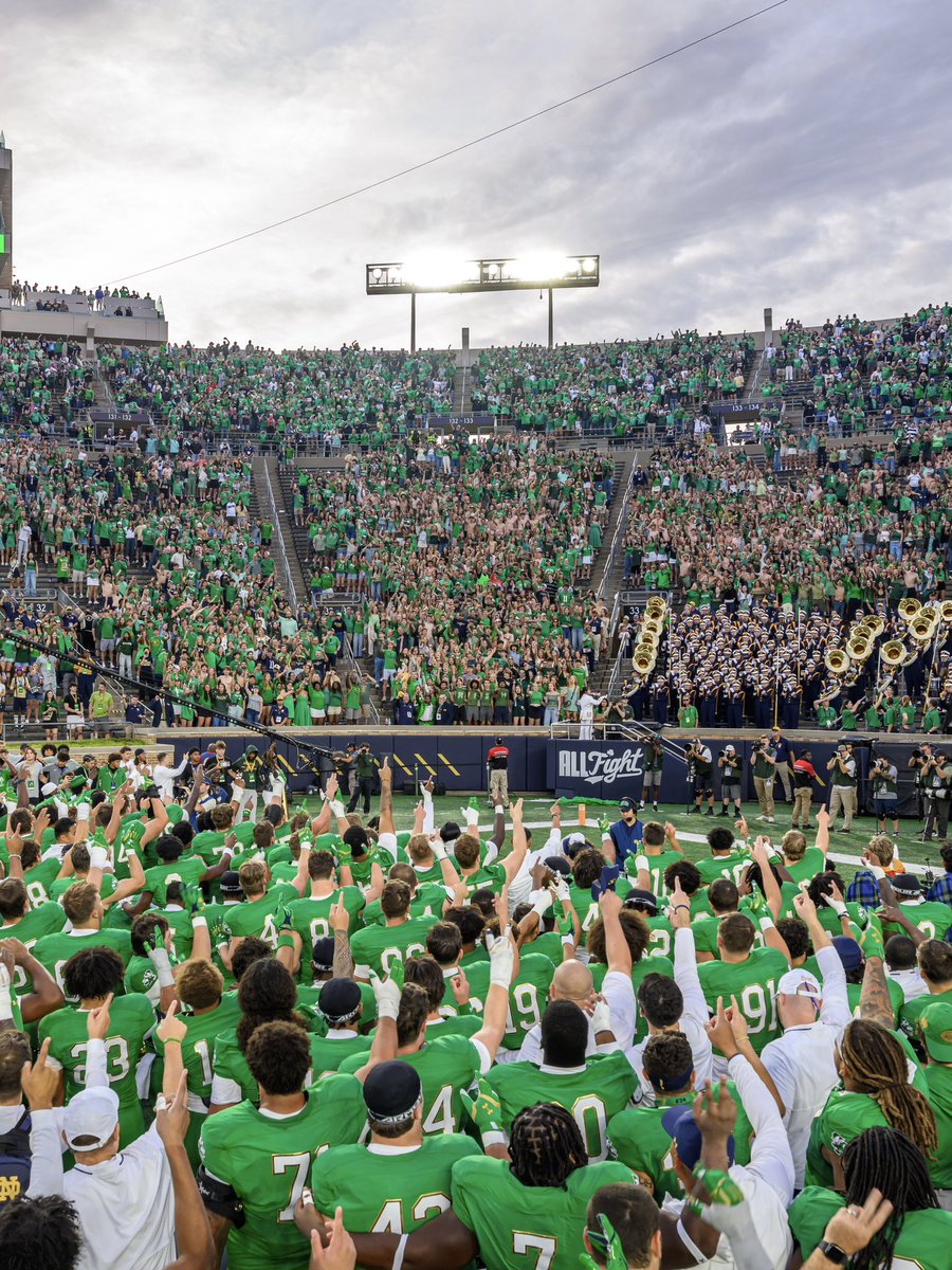 FightingIrish tweet picture