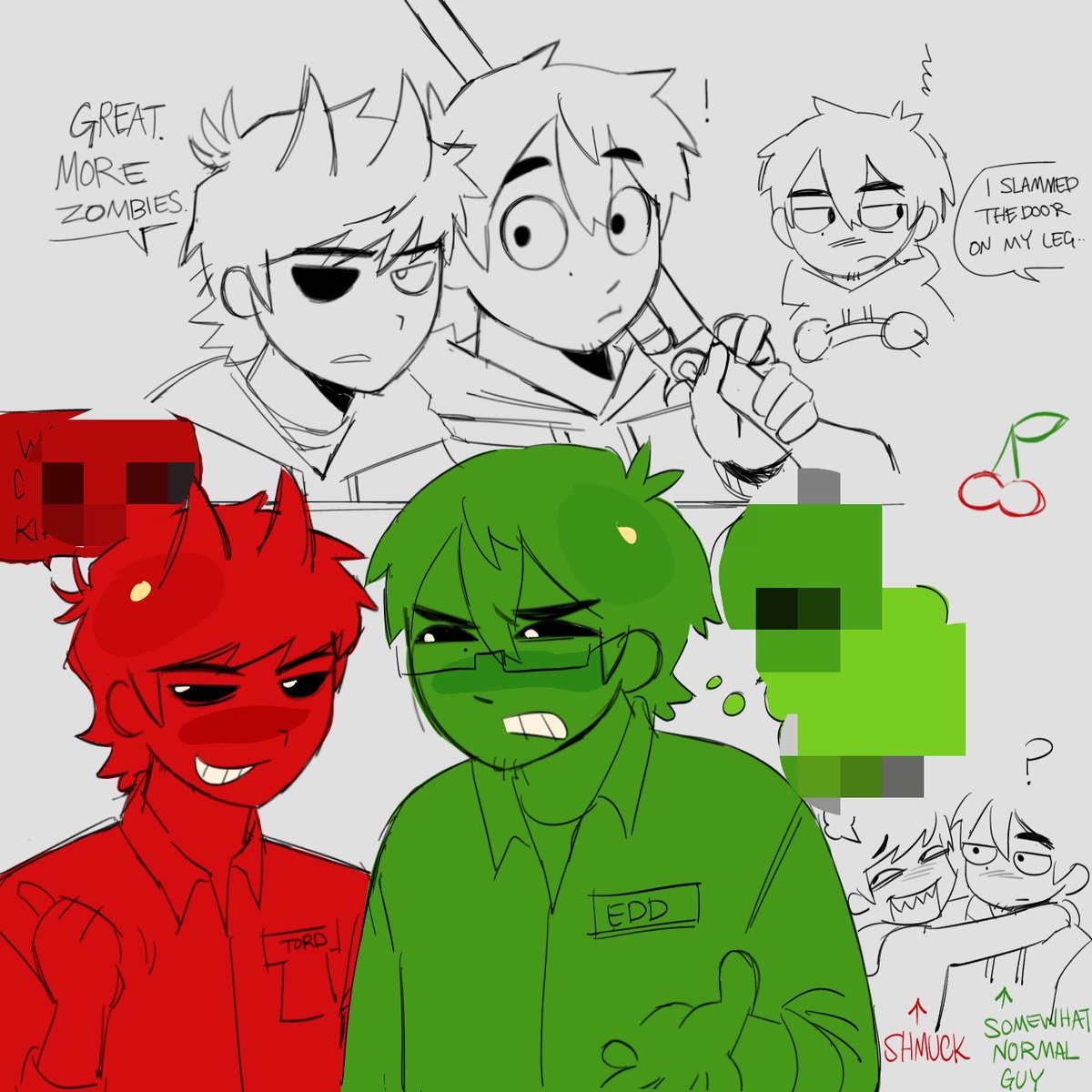 goinsotsun's tweet photo. "give me all ur tordedd art" -> they r cute idk why u guys like my eddsworld stuff im sure i posted these on my old acc https://t.co/kkDLUDvxFV