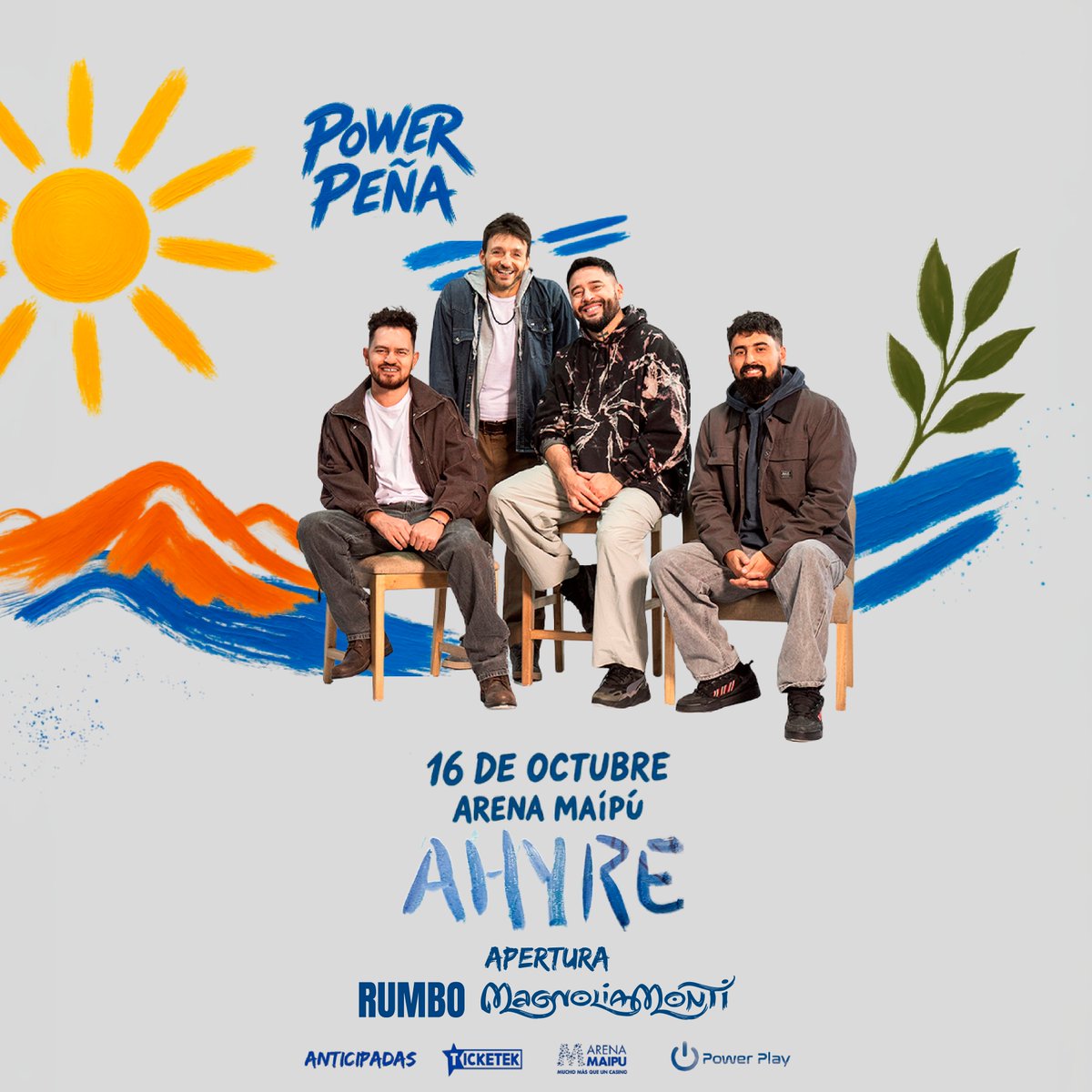 TicketekAr's tweet photo. 🎶 AHYRE llega con un show de música de raíz, folklore y sonidos contemporáneos. Una noche para disfrutar de canciones que conectan con nuestras raíces. ✨

📍 16/10 Arena Maipú, Mendoza
🎟️ https://t.co/Nj2KVGcLmY https://t.co/FHhS2mQJ8d