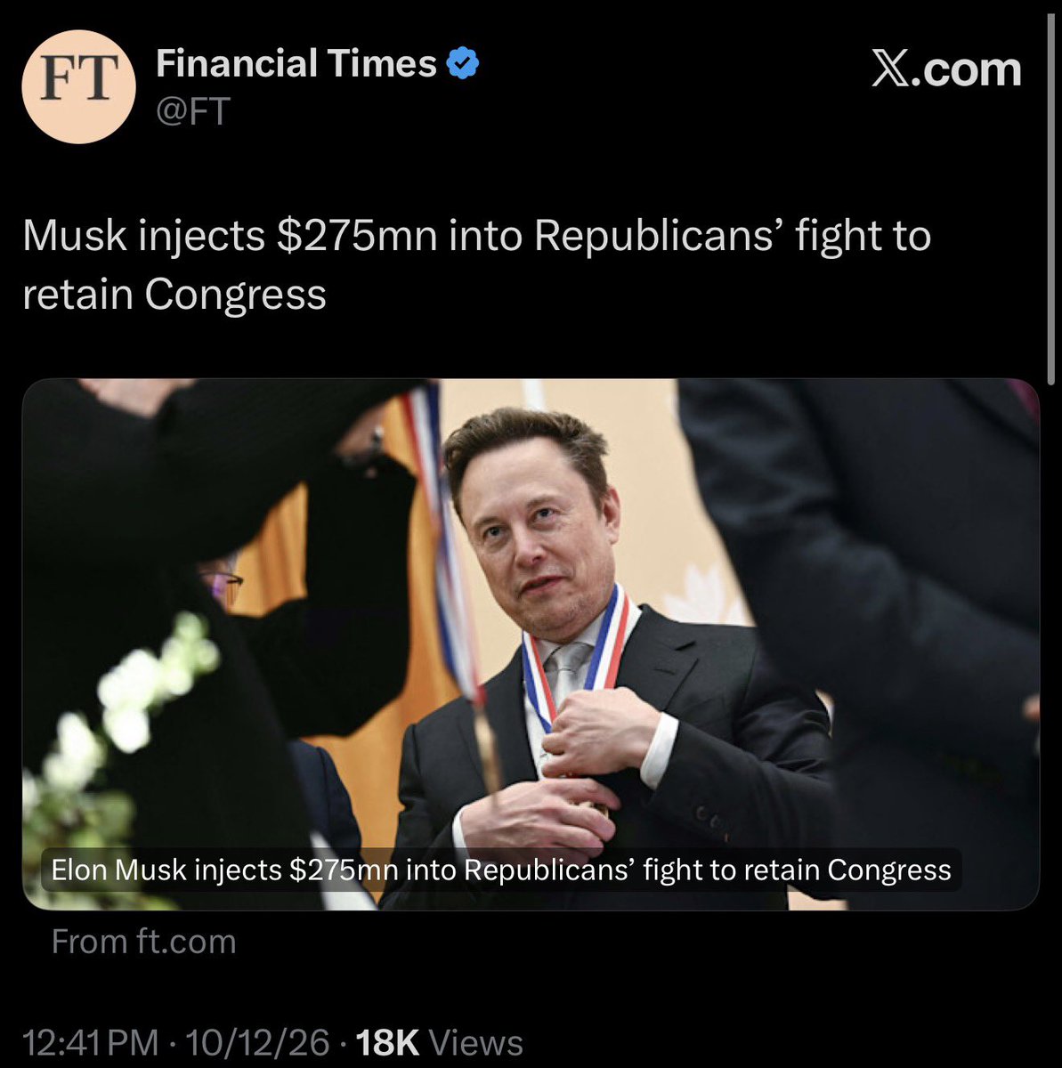 TMTLongShort's tweet photo. Talk shit all you want when it comes down to it I predict shit well. It’s the only thing I’m really good at. Republican sweep 🫡 https://t.co/pc1SLP3wFA