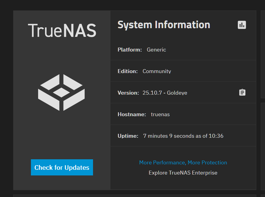 HugoDerave's tweet photo. good bye synology, hello truenas 😎 https://t.co/pr5OJ3Q0uO