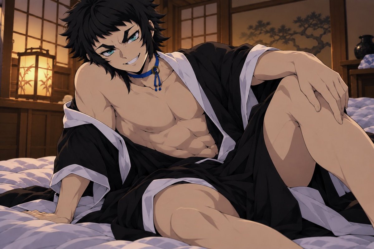 BroGuyAI's tweet photo. #AIart #AIBL部 #AIイケメン部 #SFW #Kaigaku

A hot night at the Ryokan, a very loose yukata, and unbearable Kaigaku
Good luck getting any sleep😏🔥

More on Patreon (Free - total 14p): https://t.co/HFosSEWuAV https://t.co/0o94zzvuhV