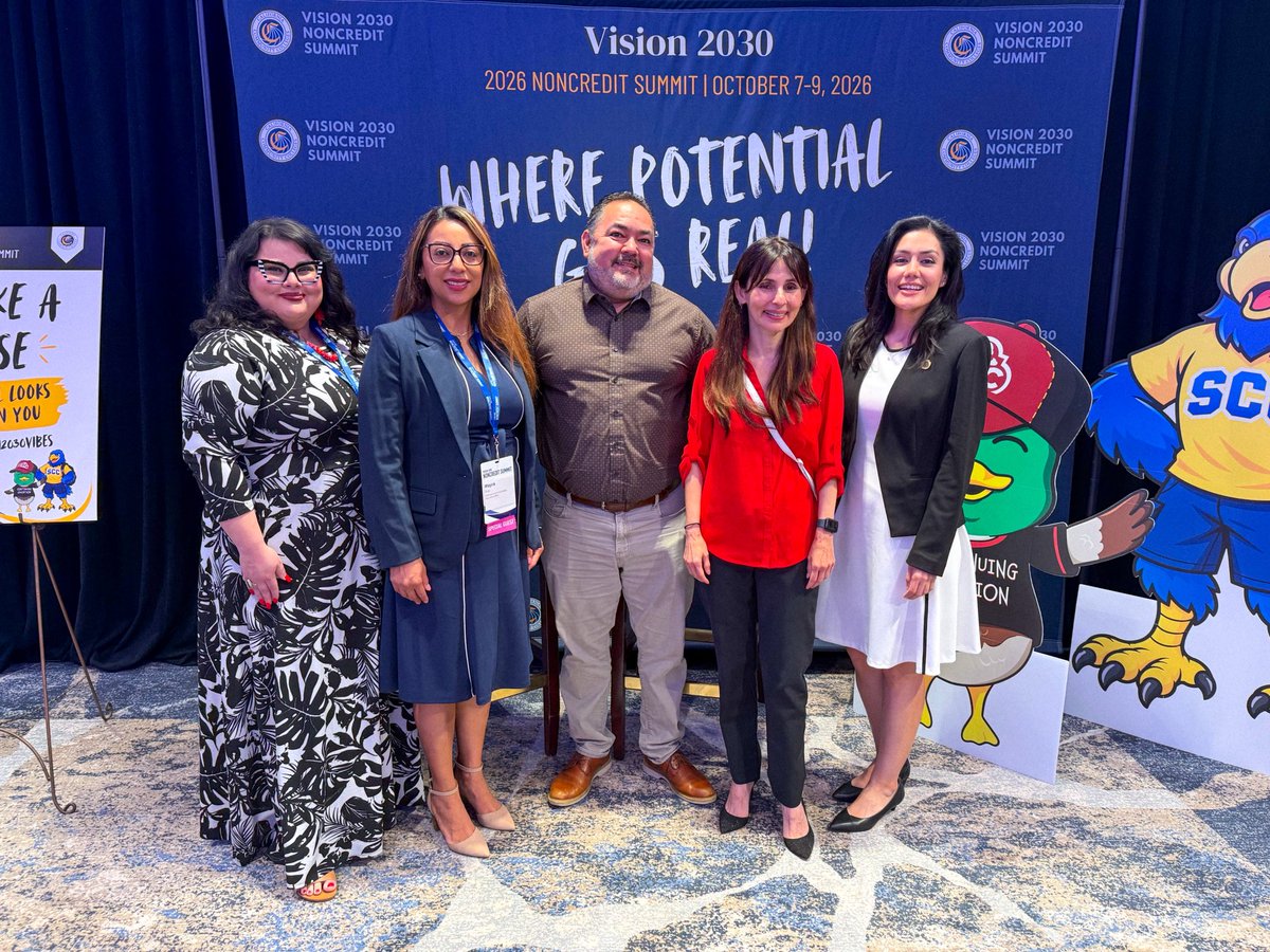 drlindabermudez's tweet photo. Inspired at the #Vision2030 Noncredit Summit! Heard CA Treasurer Fiona Ma on expanding internships, and a student's story of how an internship changed their path made it real. Let's make internships the default for the adult learners we serve. #CACommunityColleges https://t.co/zwwJrSv5bM
