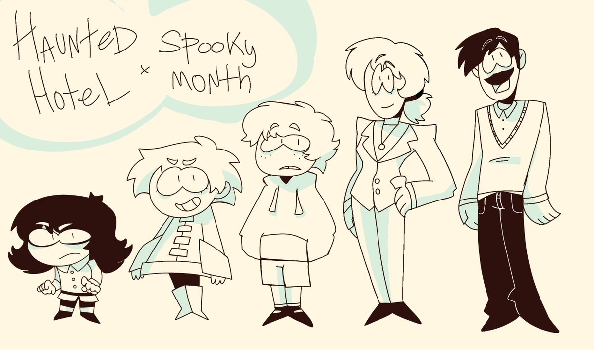 Beez_1209's tweet photo. Haunted hotel × spooky month style 👀👀👀👀 https://t.co/AkzmTWLlHC