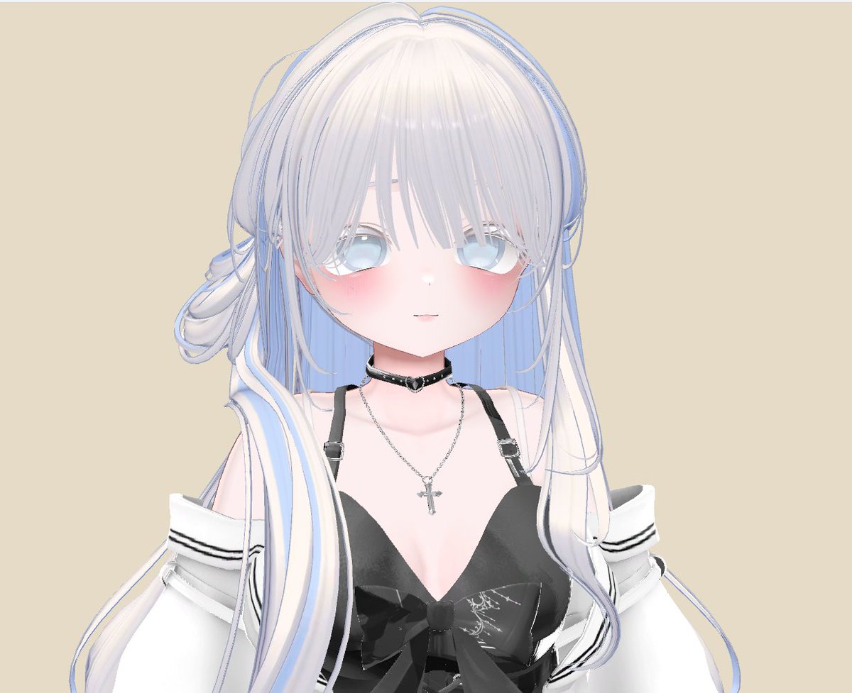 Rsillxy's tweet photo. 気分だけどvrcのアバターを配信で使えるようにした、かわいい https://t.co/wk2yoc458U