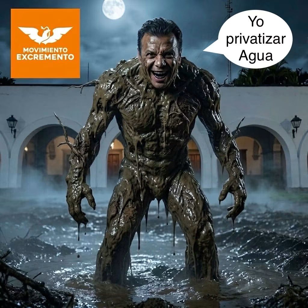 elesewee38's tweet photo. De #MovimientoCiudadano a "Movimiento Excremento". Esto pasa cuando pones a progresistas a administrar los recursos esenciales de la nación: privatizan lo vital y nos dejan en el fango. ¡#Jalisco merece dignidad, autoridad y ley, no corruptos!

#PabloLemus https://t.co/ok7lnuj2BH
