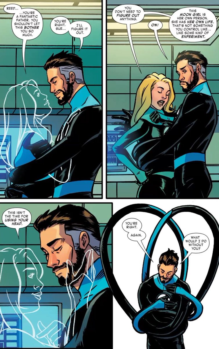Odinsdottir1993's tweet photo. The entire marvel community loves sue to much to ship Reed with anyone but her it’s adorable 🥰
#MARVEL https://t.co/BGbcfbGXGR