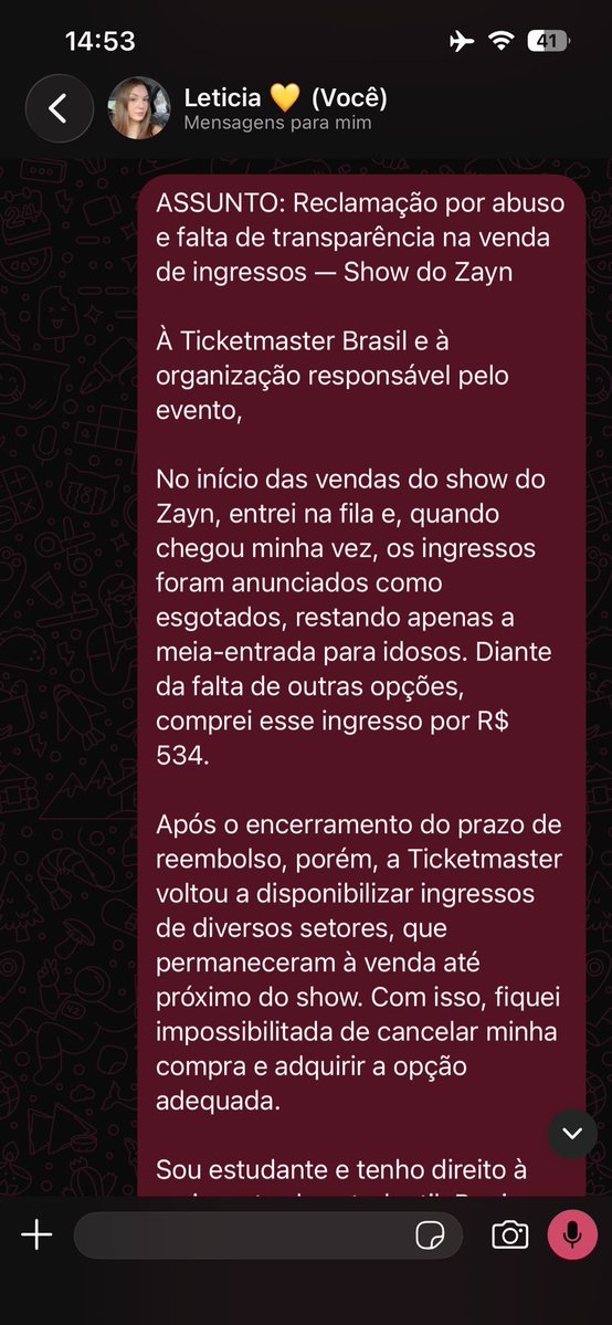 giacominiis's tweet photo. quero uma explicação!

@Ticketmaster @ErikakHilton https://t.co/ev0ICQ9tNO