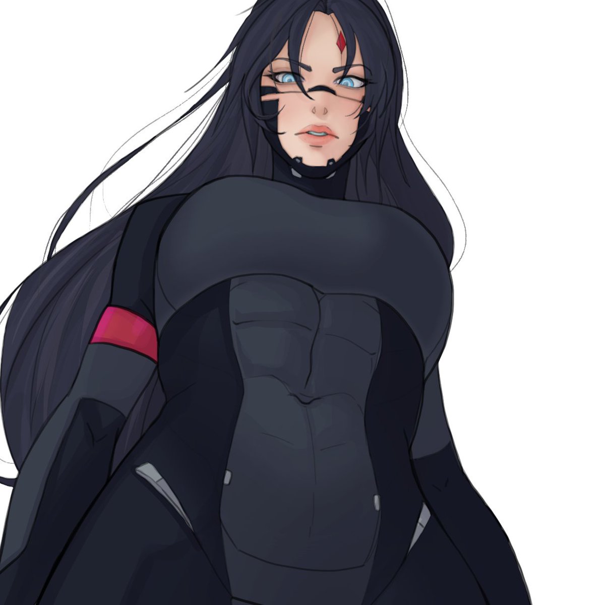 YURMAY_'s tweet photo. My eyes are up here. (Just a little pose practice.) #signalis #art https://t.co/HyDdBbmA1K