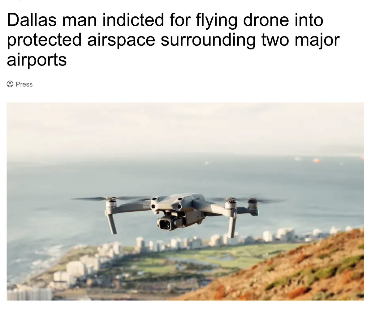 FliteGrid's tweet photo. PSA: Don't fly your drone into a US airport!

If you live near one though, do check the FliteGrid hex map.  You can earn $50 a month for monitoring UAV traffic in your area.

https://t.co/4WkufVKTRR https://t.co/sw2aU9X3Zy