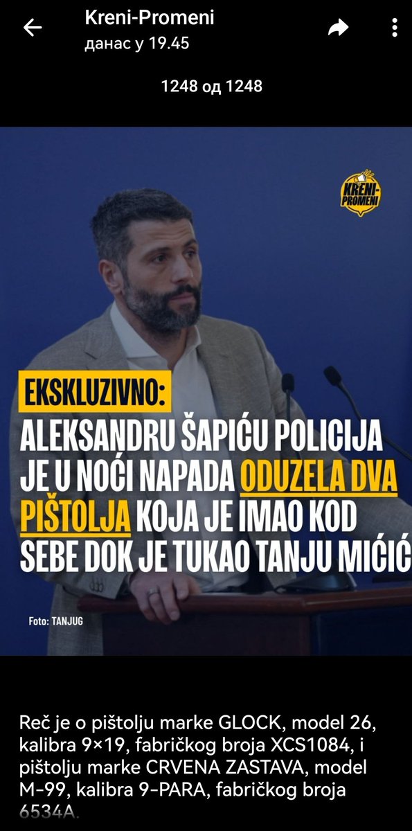 marcele61's tweet photo. @tuzioci ael gangula iz nambije imo dozvolu za nošenje dva pistoleta 🤔? https://t.co/5jQJiqi4jS