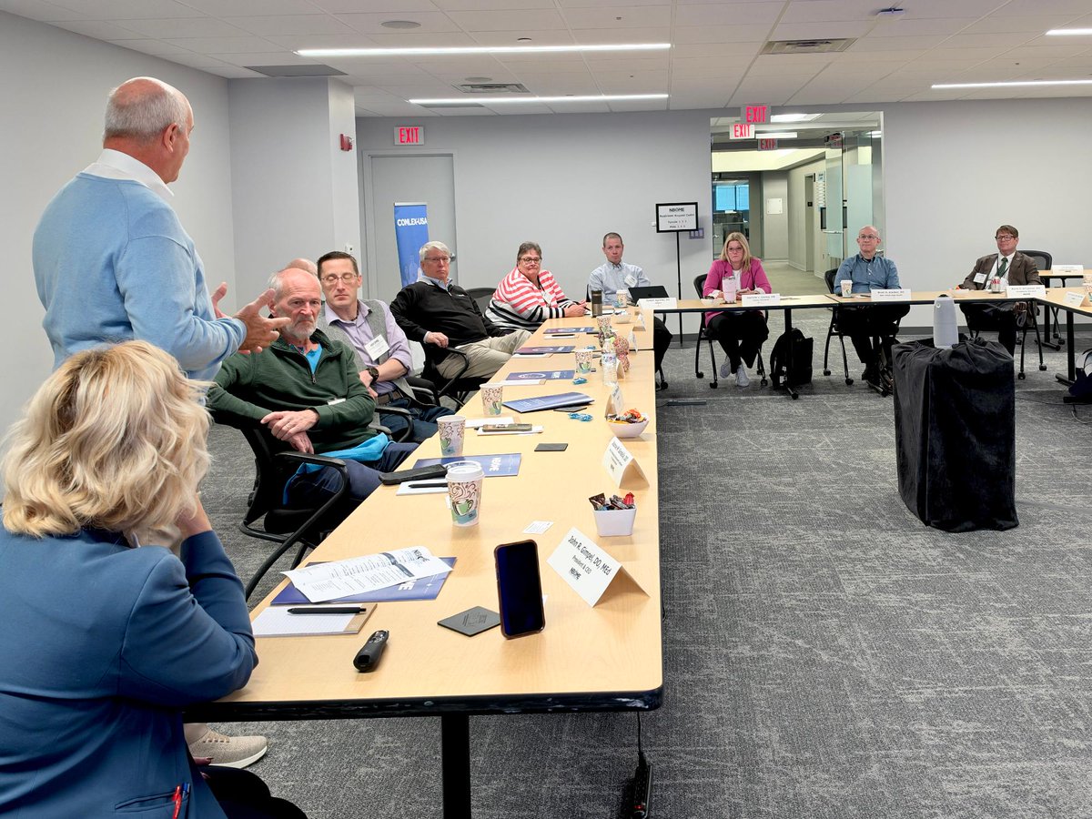 NBOME's tweet photo. The NBOME hosted the 2026 Core Competency Capstone for DOs (C3DO) Osteopathic Clinical Reasoning Meeting Friday at our Philadelphia Executive Offices. We’re proud to bring together dedicated experts to shape the future of clinical skills assessment! 🎉 https://t.co/gHczrzXQE1