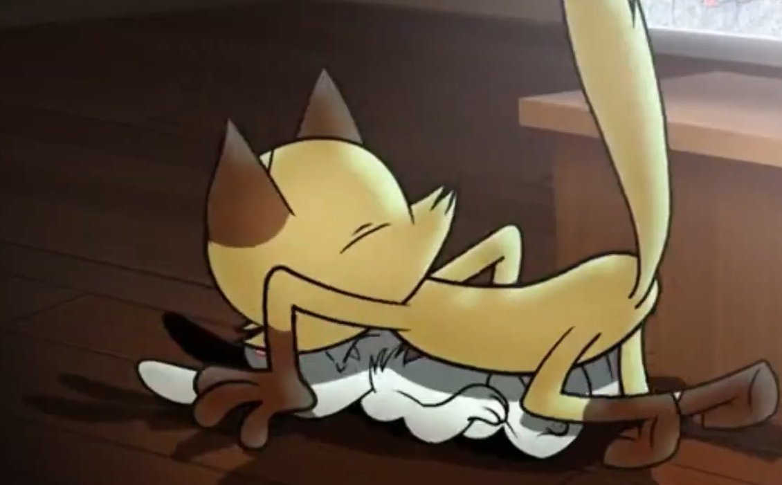 el_jescat30's tweet photo. Me siento algo confundido con la variación de tamaños de estos dos, a veces parecen casi del mismo tamaño y a veces Bunnicula está bien chiquito alv https://t.co/JTOSO45h3M