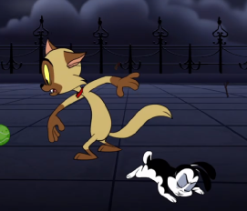el_jescat30's tweet photo. Me siento algo confundido con la variación de tamaños de estos dos, a veces parecen casi del mismo tamaño y a veces Bunnicula está bien chiquito alv https://t.co/JTOSO45h3M