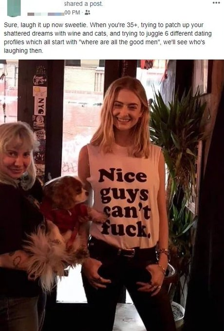 sickoftheweb's tweet photo. @JohnRob68667567 @PolynikesXiphos @RTFireflyEsq that's fine, when that ever happens send the dude she's with this picture https://t.co/jSvBELuQ52