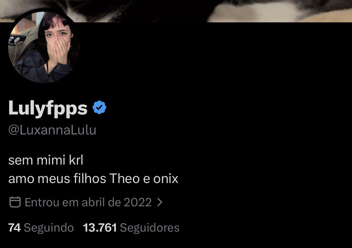 LuxannaLulu's tweet photo. Me tira desses 13k, tão achando que to com os cara 😹😹😹 https://t.co/CEow46xrUq