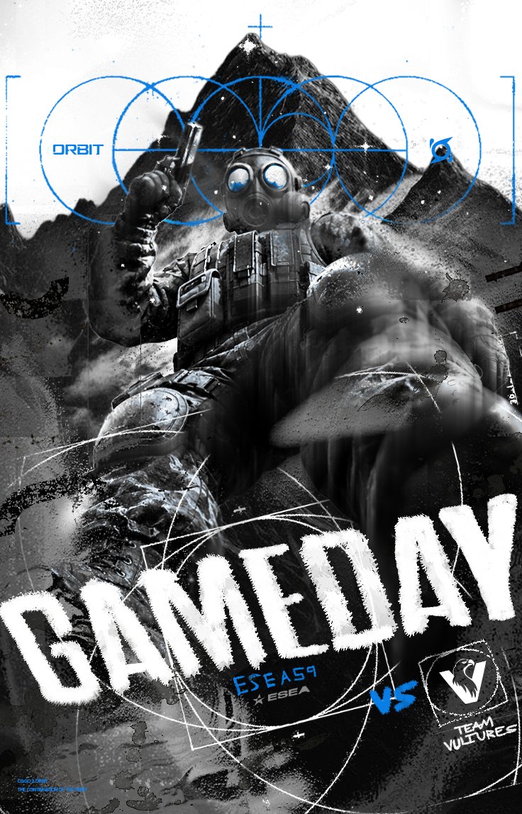ORBITEXP's tweet photo. ORBIT COUNTER-STRIKE 2 //
_ IT'S GAMEDAY!!!

Our lads in blue are back with their first game of @ESEA Season 59! Our team has put a lot of time and practice heading into this season so it'll be one you won't wanna miss!

Catch the action! ⬇️
🔗 https://t.co/ctwMFu4HWZ

#CS2 #ESEA #ExperienceTheOrbit🪐