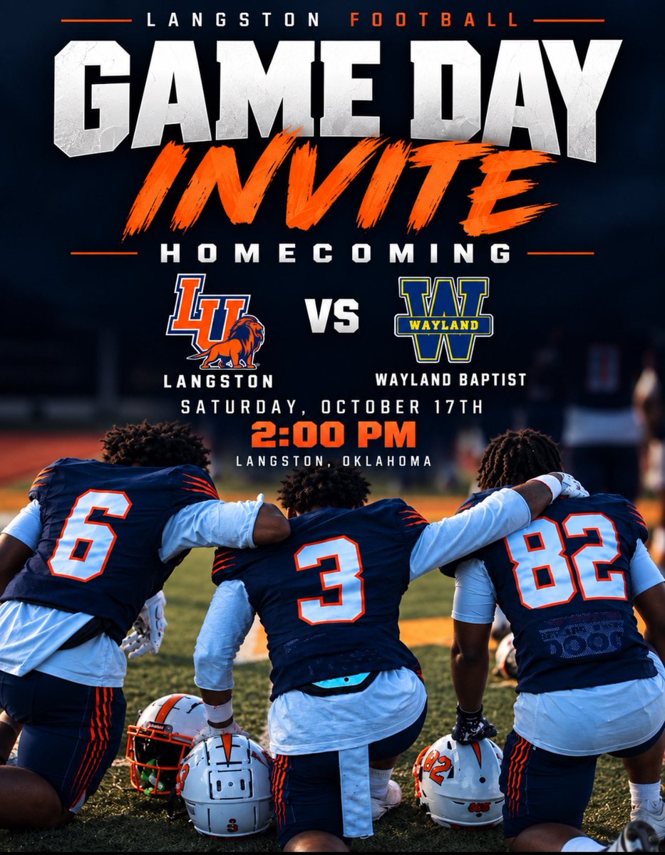 aden_hooper's tweet photo. 🚨Class of 2027 WRs 🚨

HUUUUGE HOMECOMING GAME THIS WEEKEND!! 

Sending out Invites to some route runners all week! OFFERS and Evals all day! Hit me up! ( WRs only ) 🧡💙🦁 https://t.co/k2eCPVj8OY