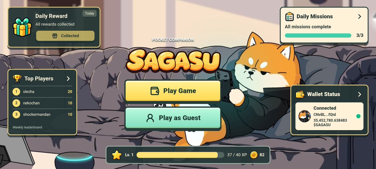 SagasuSOL's tweet photo. My Sagasu [Open Beta] is LIVE on the @solanamobile dApp Store 🐕📱

Meet your new pet: A grumpy Shiba in a hoodie who'd rather scroll his Seeker than let you take care of him. 

Feed him, wash him, drag him to bed, and climb the weekly leaderboard.

🎁 First 25 beta testers: 100,000 solana:6dPweBFhc13AjGQ5MBYJUs9EYDJ3zXfGPi61zDAVEwDb (~$5.50) + NFT mint allowlist
🎟️ EVERY beta tester: auto-allowlisted for the Sagasu NFT mint

How to qualify:
1️⃣ Download My Sagasu and connect your mobile wallet
2️⃣ Score at least 10 points
3️⃣ Quote tweet this post with your favorite thing about the game + your wallet address

We welcome your feedback in our official Telegram!
https://t.co/Hfe4wtpkvc