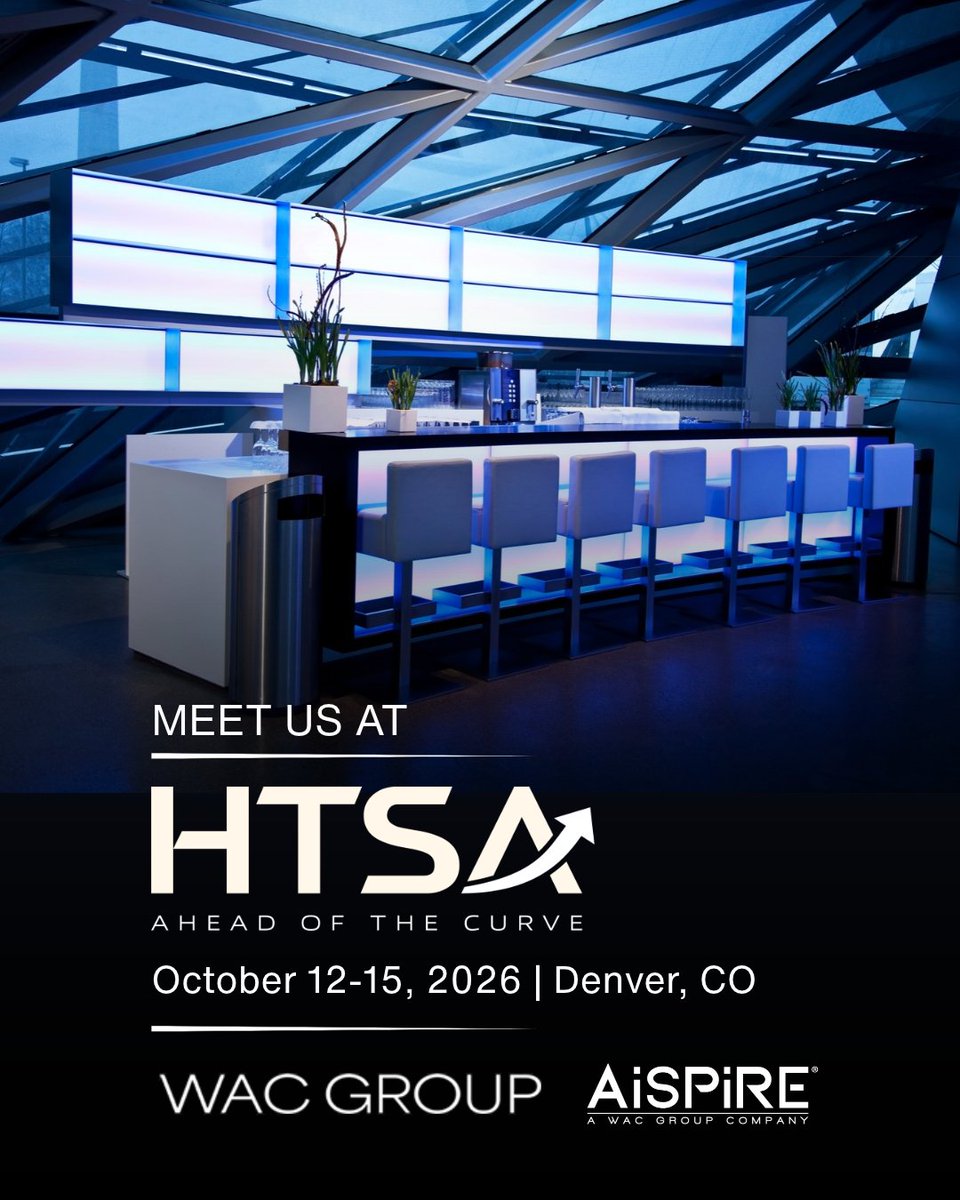 WAClighting's tweet photo. Meet us at HTSA Ahead of the Curve to learn more about our latest innovations, get your questions answered and network with the WAC Group team.

📍 HTSA 2026 Fall Conference | Denver, Colorado
📅 October 12-15, 2026

#HTSA #WACGroup #SmartHome #integration #ResidentialLighting https://t.co/KGZTQIHFRm