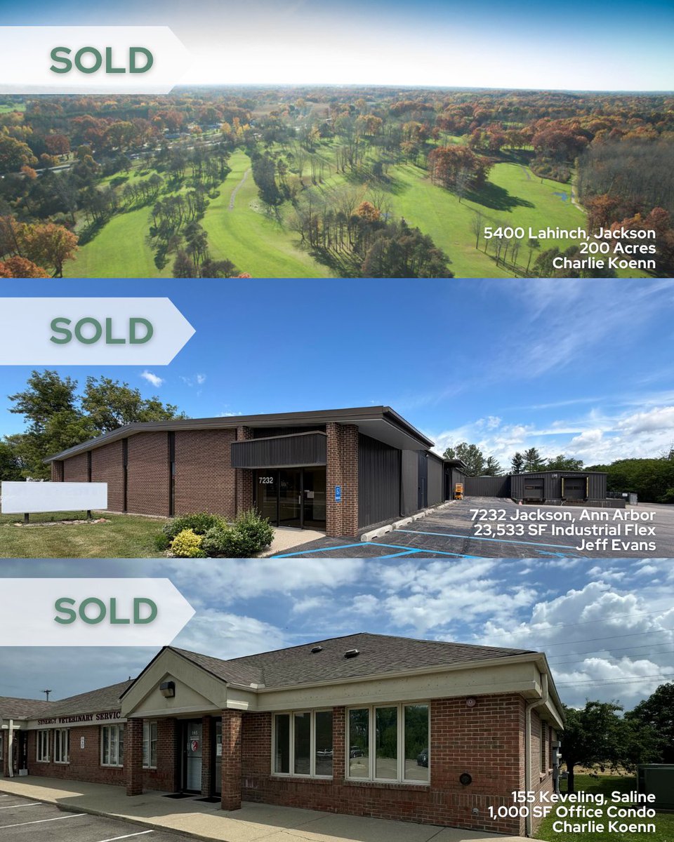 SwiComm's tweet photo. Delivering Results Across Three Sales

📍 Jackson
📍 Ann Arbor
📍 Saline

Three more properties have sold. Congratulations to all parties involved!

https://t.co/ptOxG89QYf https://t.co/zEcR8Vj7lr