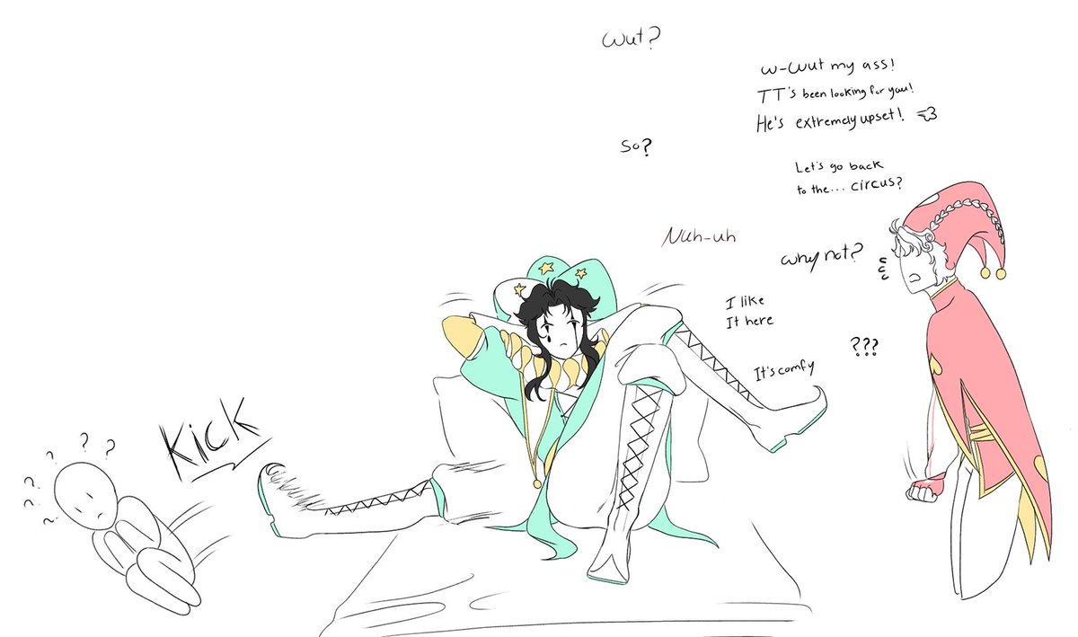 Azuranthus99's tweet photo. not your typical pierrot https://t.co/dVJaV7bNb6
