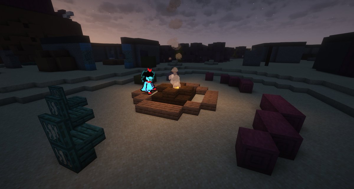 ChromosomeBH's tweet photo. [#FungleFrights[
[INT. BAIT]

[Aqua was chilling by a lone fire] https://t.co/AzhX38my7f