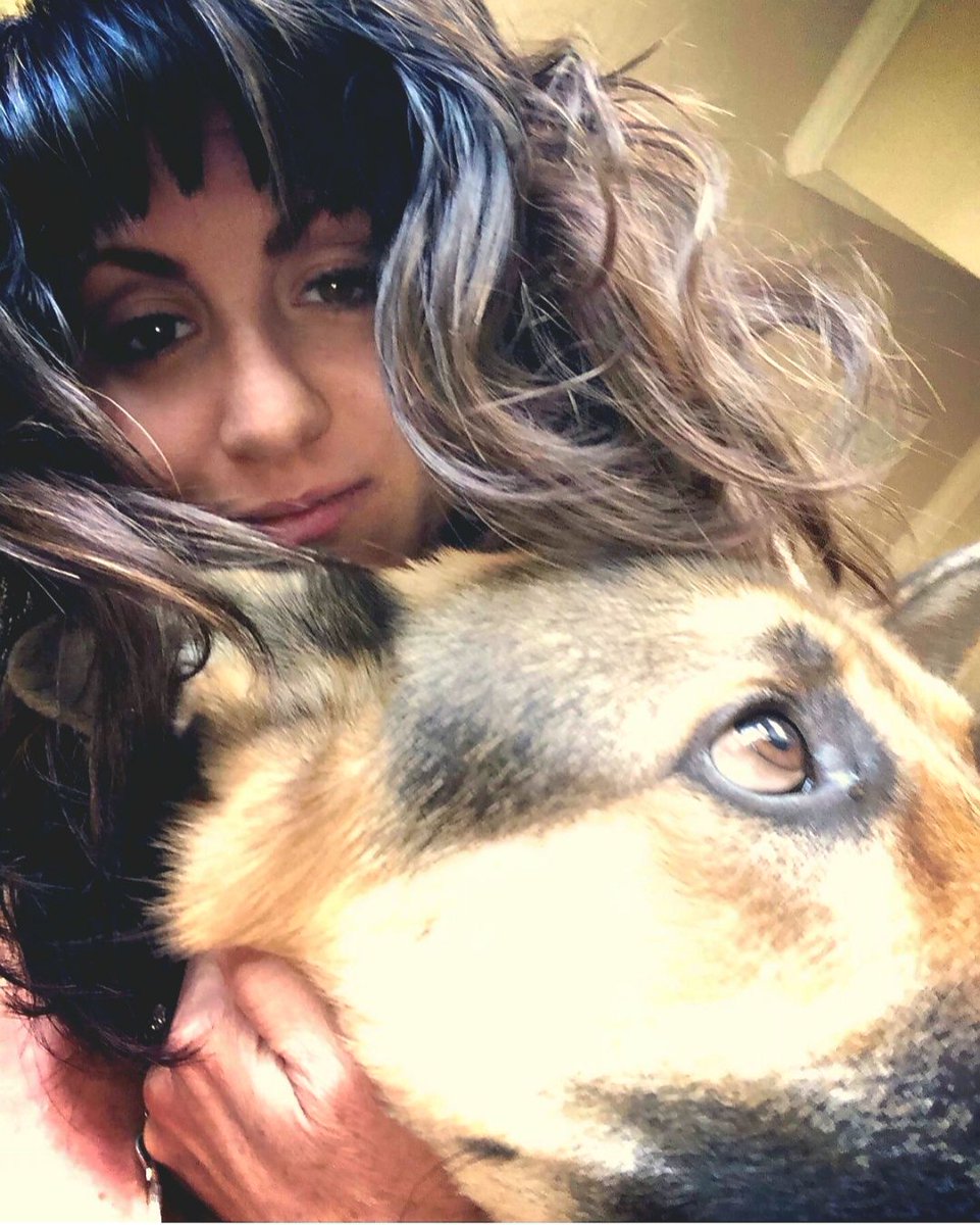GermanSheprdMom's tweet photo. Just a girl and her German Shepherd, taking on the world together. https://t.co/0gc7AZKrC2