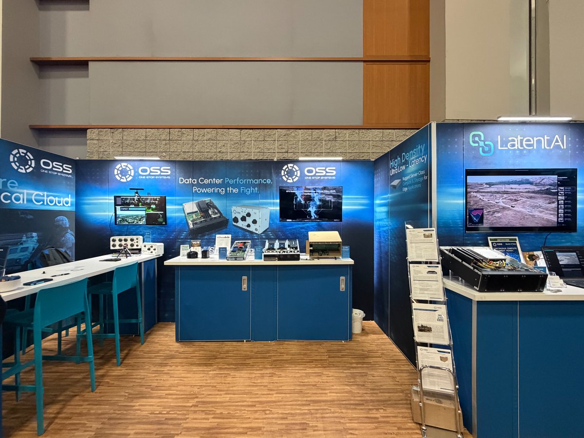 _OneStopSystems's tweet photo. Day 2 at #AUSA2026: We bring data center-class performance to the edge.

Ruggedized compute. GPU acceleration. High-speed PCIe. And with Tamarack-G, a path to modernize VPX systems with OCP computing.

📍 Hall D, Booth 7454

Contact us here: https://t.co/DMFa6Aag0x

#RuggedComputing #DefenseTech