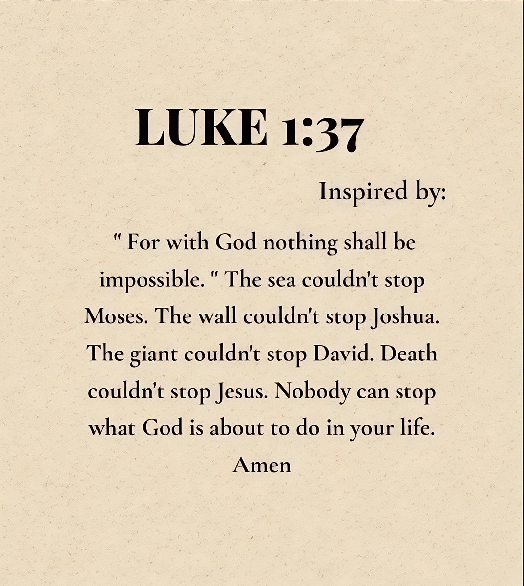 christ_the_son's tweet photo. Luke 1:37 https://t.co/qUa4kls9UL