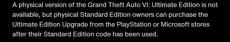 iGrandTheftAuto's tweet photo. @TexFunz2 "ultimate edition available on pickup"

Rockstar Support: https://t.co/c16MBzRcrp https://t.co/UqqLF6ZFmm