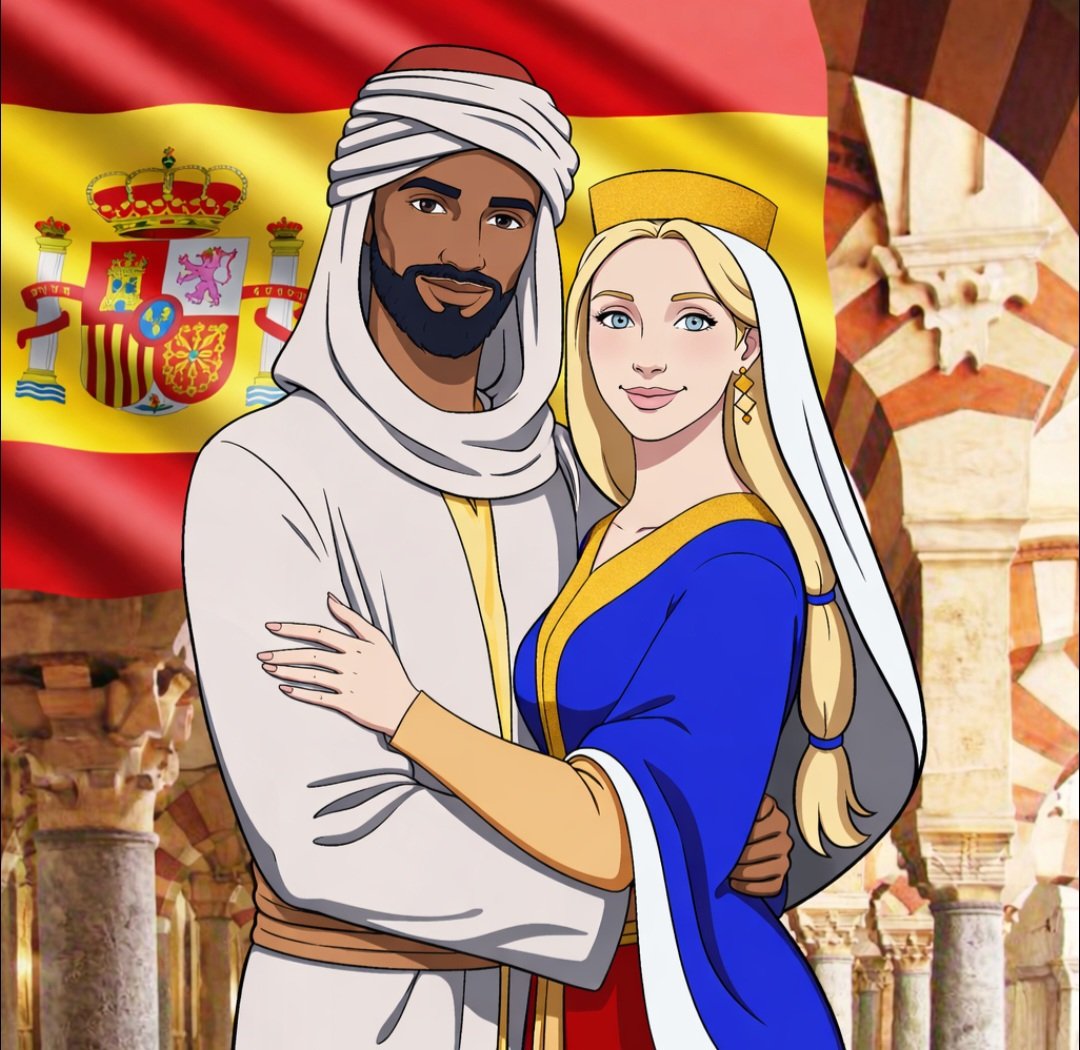 coppereddrawing's tweet photo. No olviden incluir a esta pareja para el dia de hispanidad https://t.co/sHqbEmJTbn