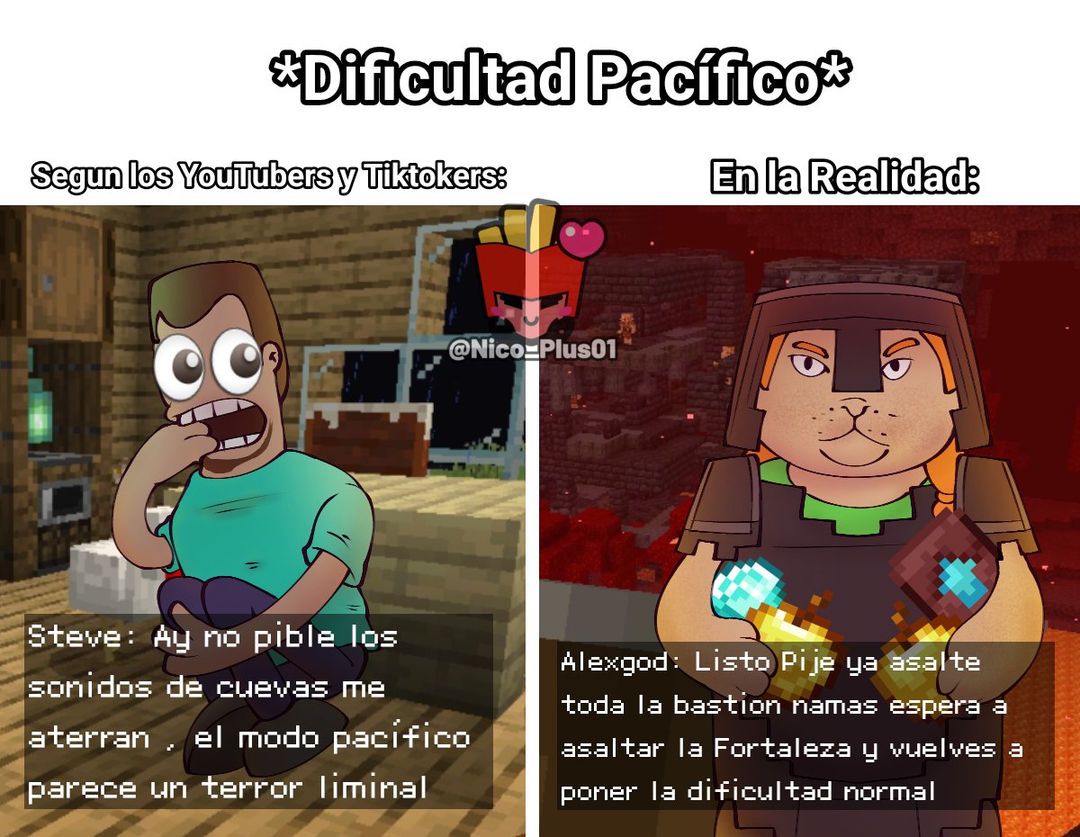 Nico_plus01's tweet photo. Ponerse en pacífico para minar y explorar el nether es hacer trampa o no? 🦭 https://t.co/NvwNMT3wvz