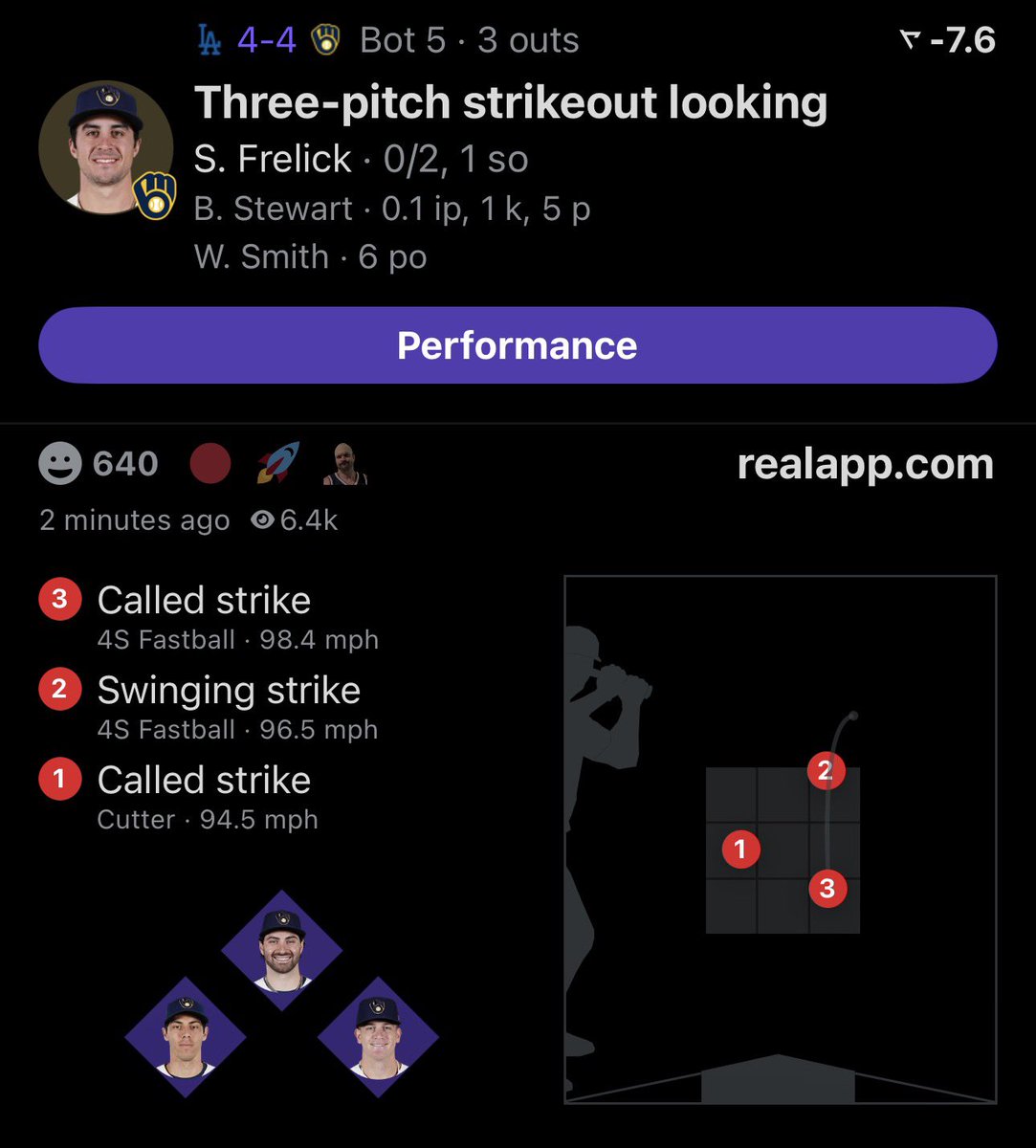 Ianevmv's tweet photo. @Brewers The fans chanting "Here we goes Brewers" hahahaha where?? Back to the dugout and gave the gloves??? 😂😂😂😂😂 https://t.co/3G991UaDTh
