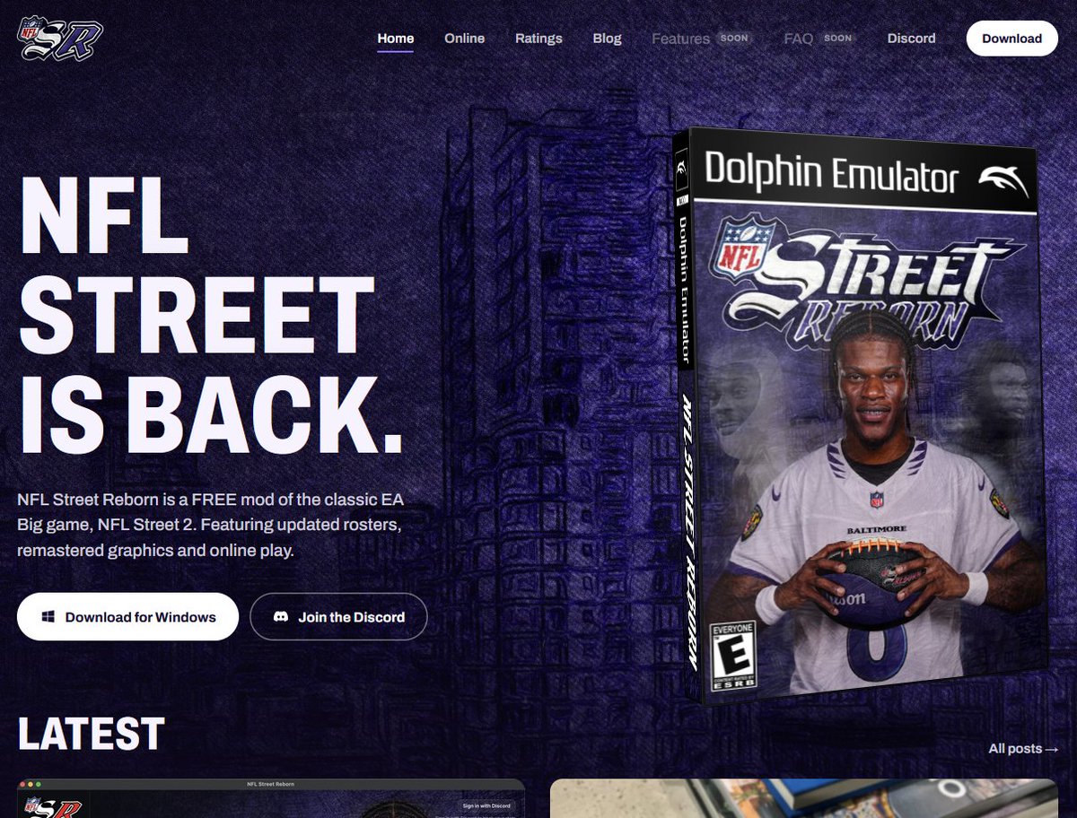 NFLStreetReborn's tweet photo. We've just released NFL Street Reborn for Linux and MacOS! Feel free to give it a try, as well as check out our revamped website at https://t.co/aKOY816tav https://t.co/CKlP1v5XxH