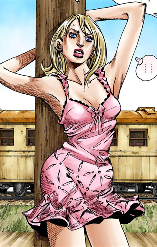 Sighchedellics's tweet photo. "Araki doesn't sexualise Lucy" lets be a bit realistic here fellas https://t.co/EsgGTzGsi1