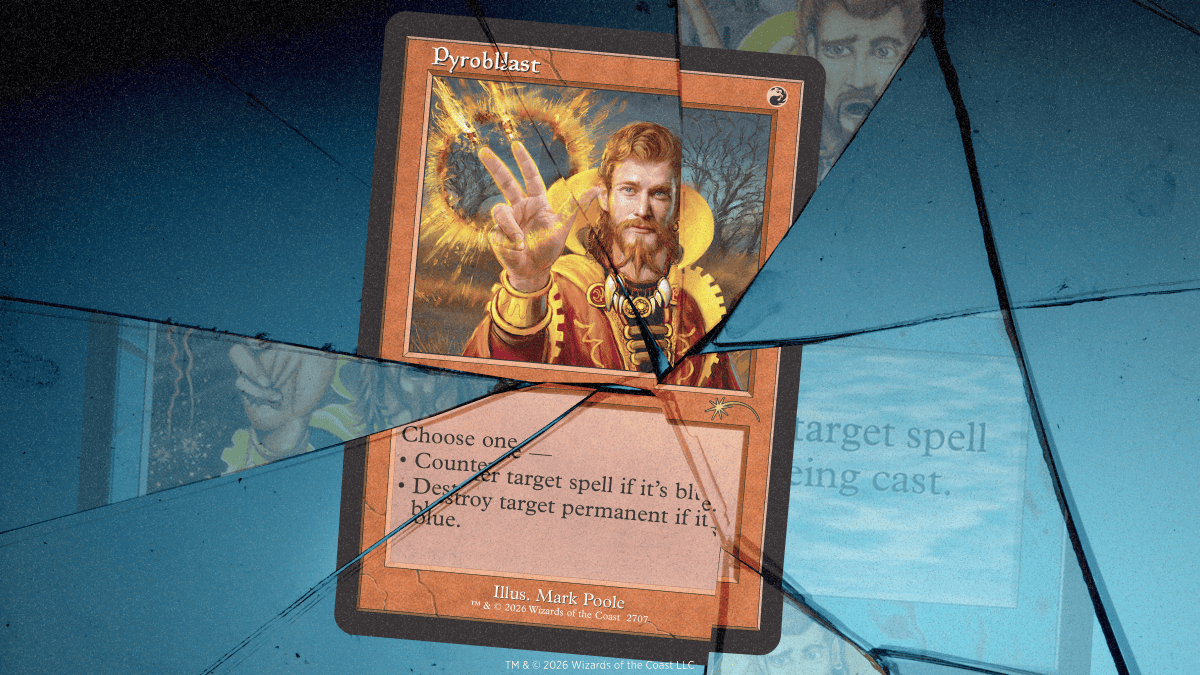 MTGSecretLair's tweet photo. You’re not seeing double. Four Magic artists took four of their own classic compositions through Jace’s Echoverse, and each one came out as something new. See what came out the other side when Duality Distorted arrives in the Chaos Vault, coming soon. https://t.co/cgXhciD7M6